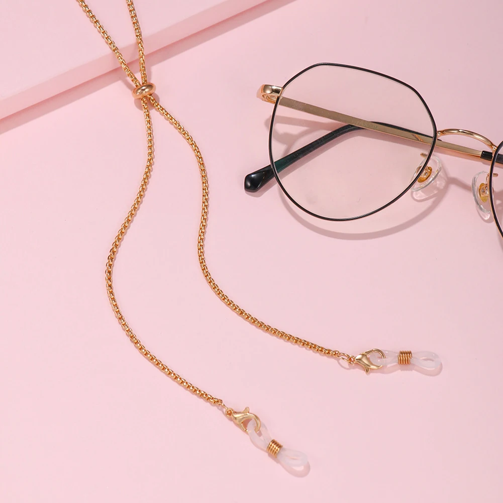 

2022 Fashion Reading Glasses Chain for Women Metal Outside Casual Sunglasses Cords Lanyard Metal Rope Eyewear Accessories