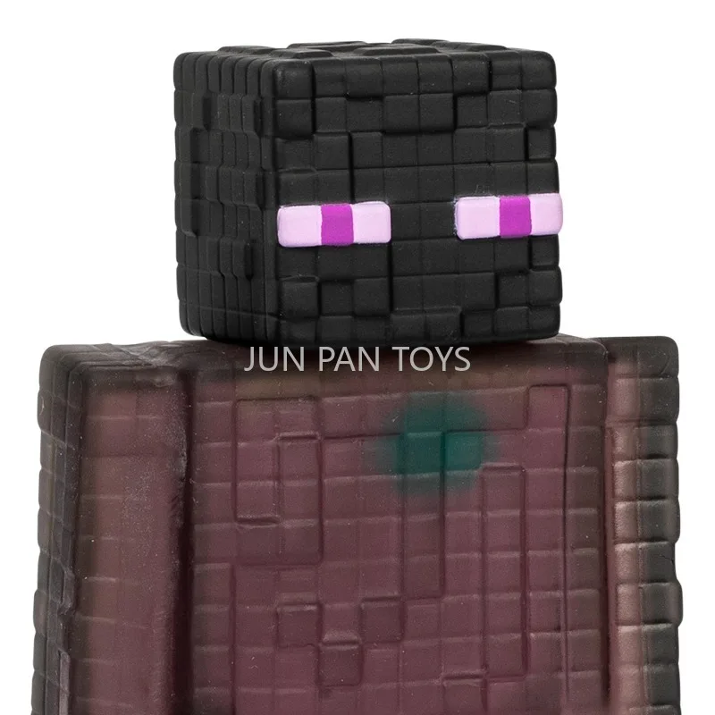 Оригинальные фигурки Goo Jit Zu Minecraft: Стив с алмазным костюмом, зеленый Крипер, черный Эндермен, фиолетовый Эндер-перл. Подарки для детей, игрушки. (art.: 3920dabbd96db) - 3920dabbd96db