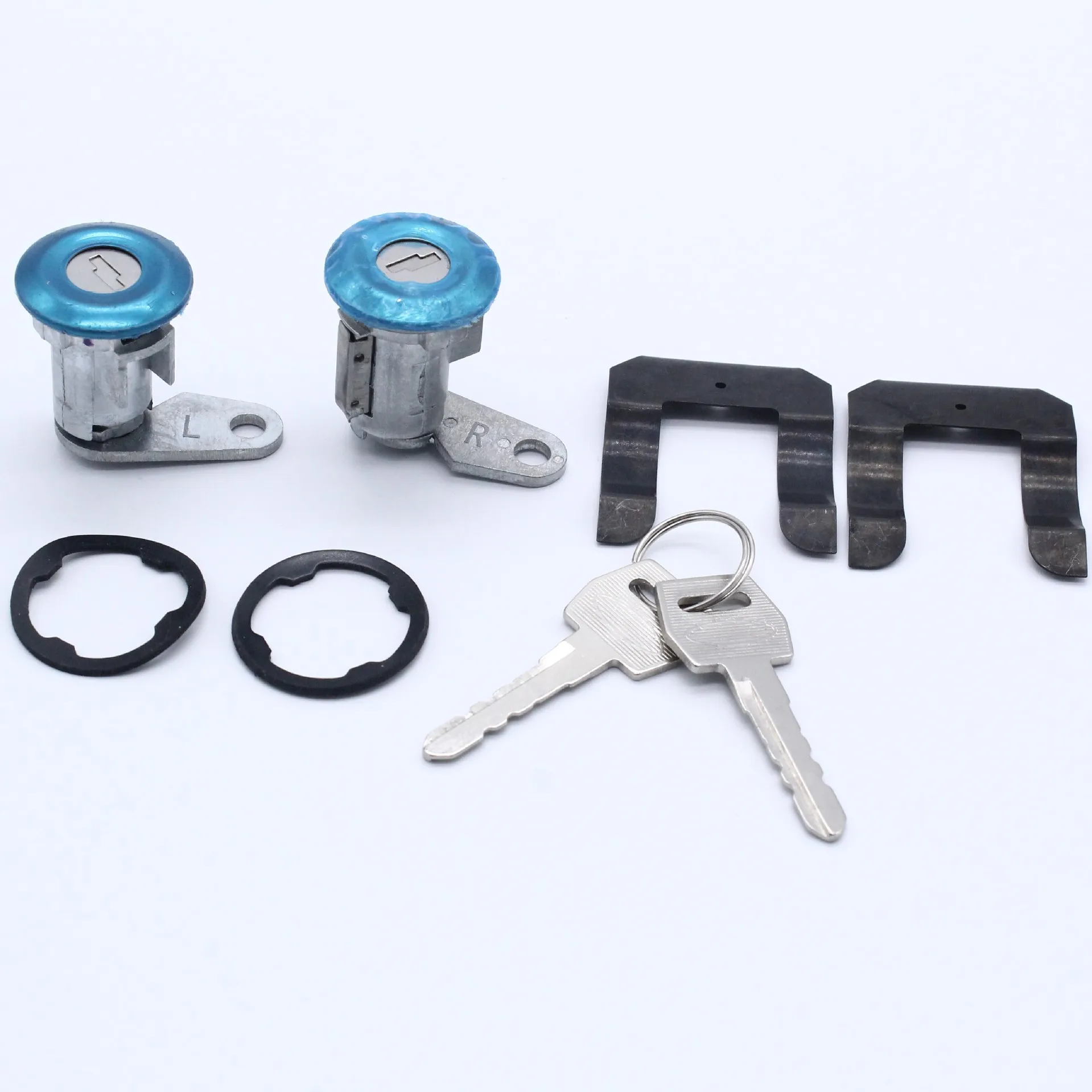 

Pair Door Lock Cylinder Keys For Ford Truck Van Mercury F100 F150 F250 F350 E150