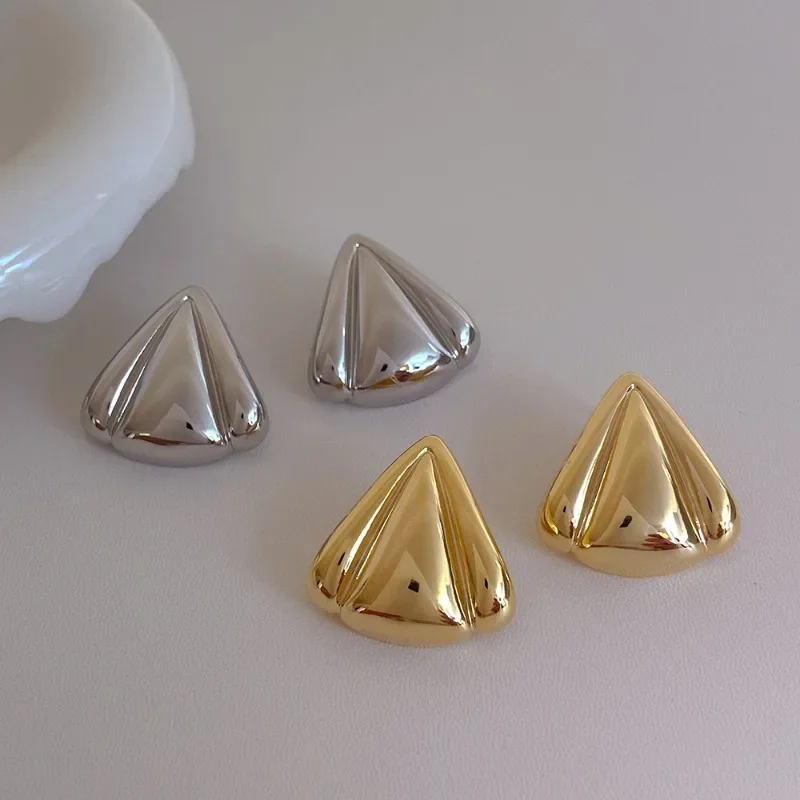 Женские Геометрические серьги-гвоздики Draweye Элегантные Простые серьги золотого