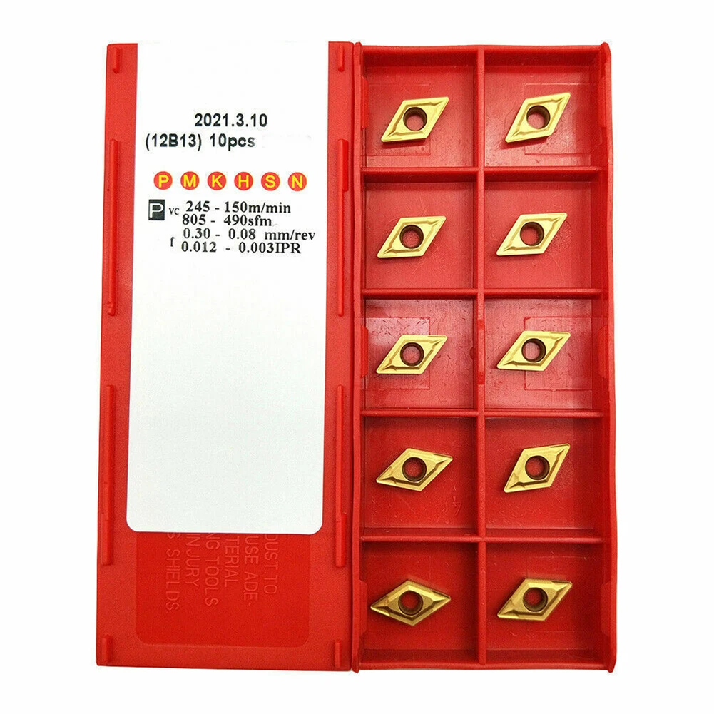 

10 PCS DCMT070204 Turning Inserts Carbide BP010 DCMT21.51 Carbide Insert DCMT070204 Insert For SDJCR/L Holder For SDJCR/L Holder