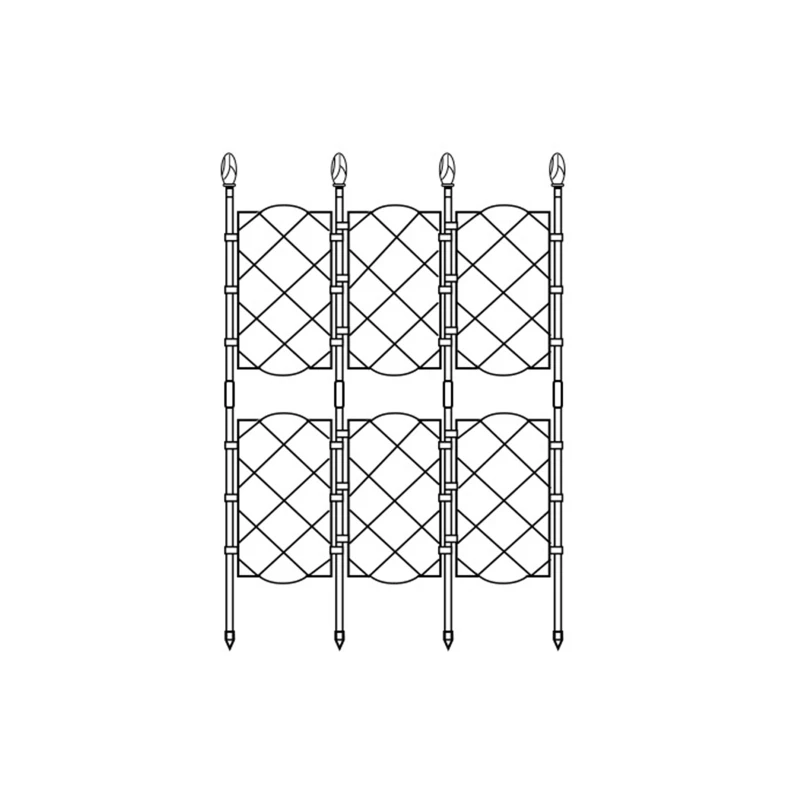 

Садовая решетка A0NA для подъема растений, устойчивая к ржавчине железная горшечная лоза, овощи, виниловые цветы, патио, сетка с металлической проволокой