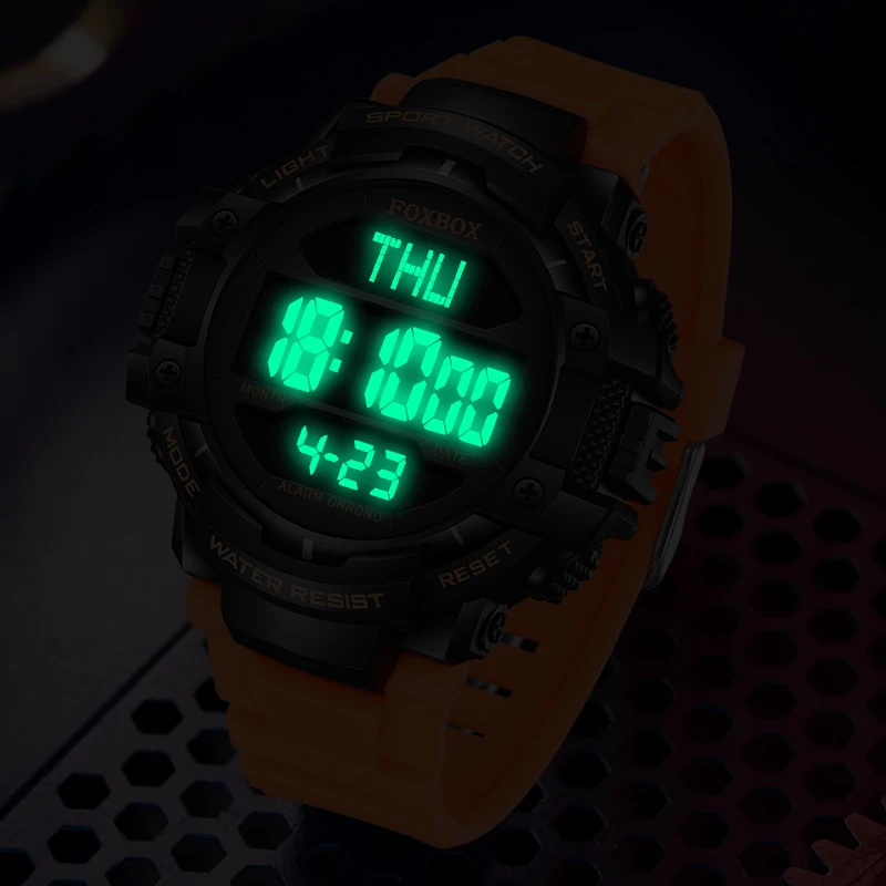FOXBOX водонепроницаемые часы мужские модные деловые военные для мужчин