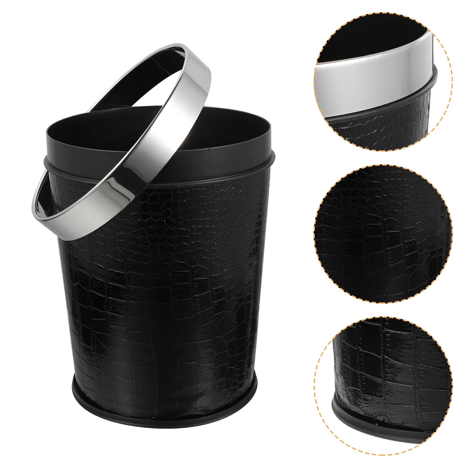 

Chinese Trash Can Retro Trash Can Wastebasket Decorate Trash Can Bathroom Small Waste Basket Office Garbage Can Bathroom