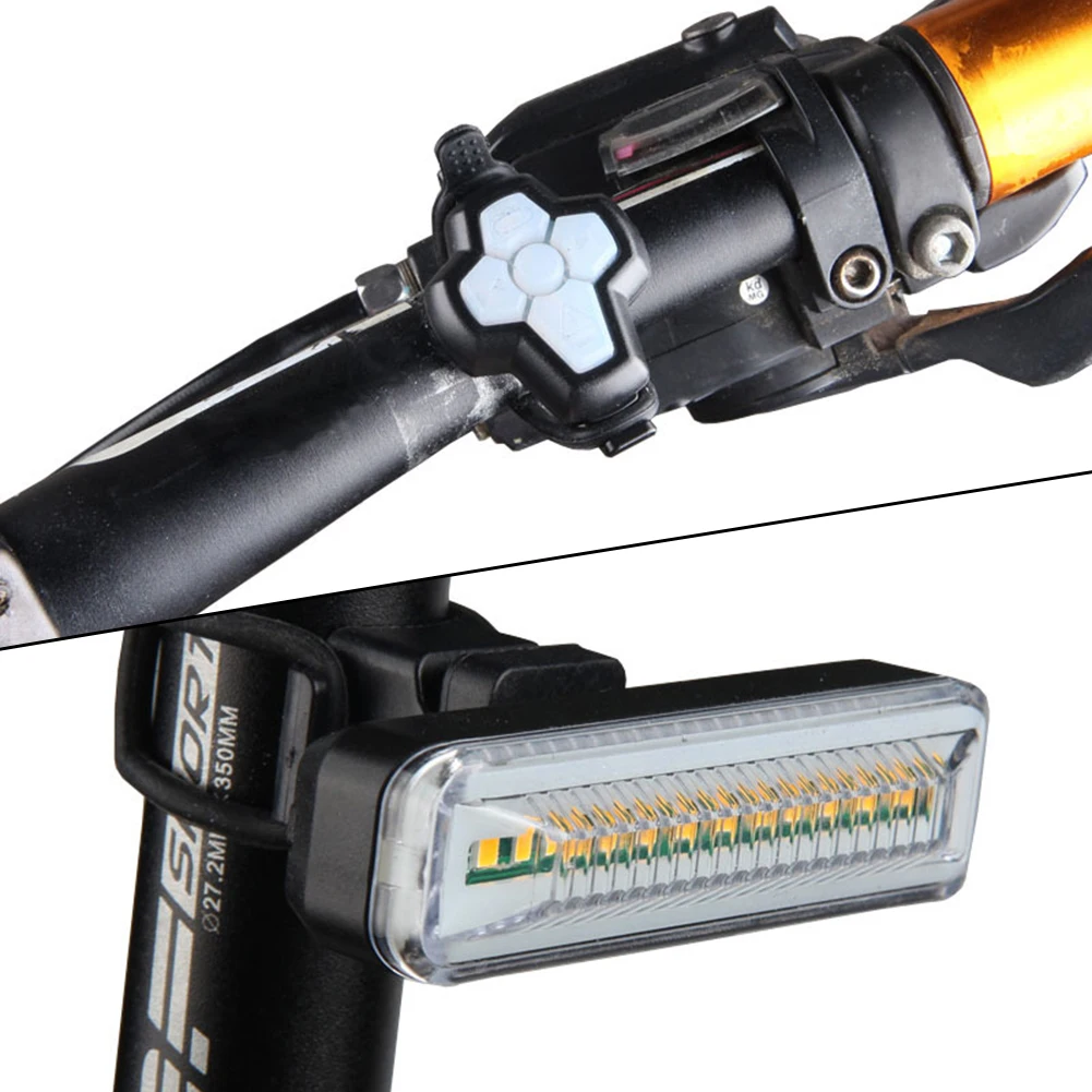 

Велосипедный фонарь, беспроводной светодиодный задний фсветильник рь с дистанционным управлением, поворотником, зарядкой по USB, сигнаПреду...