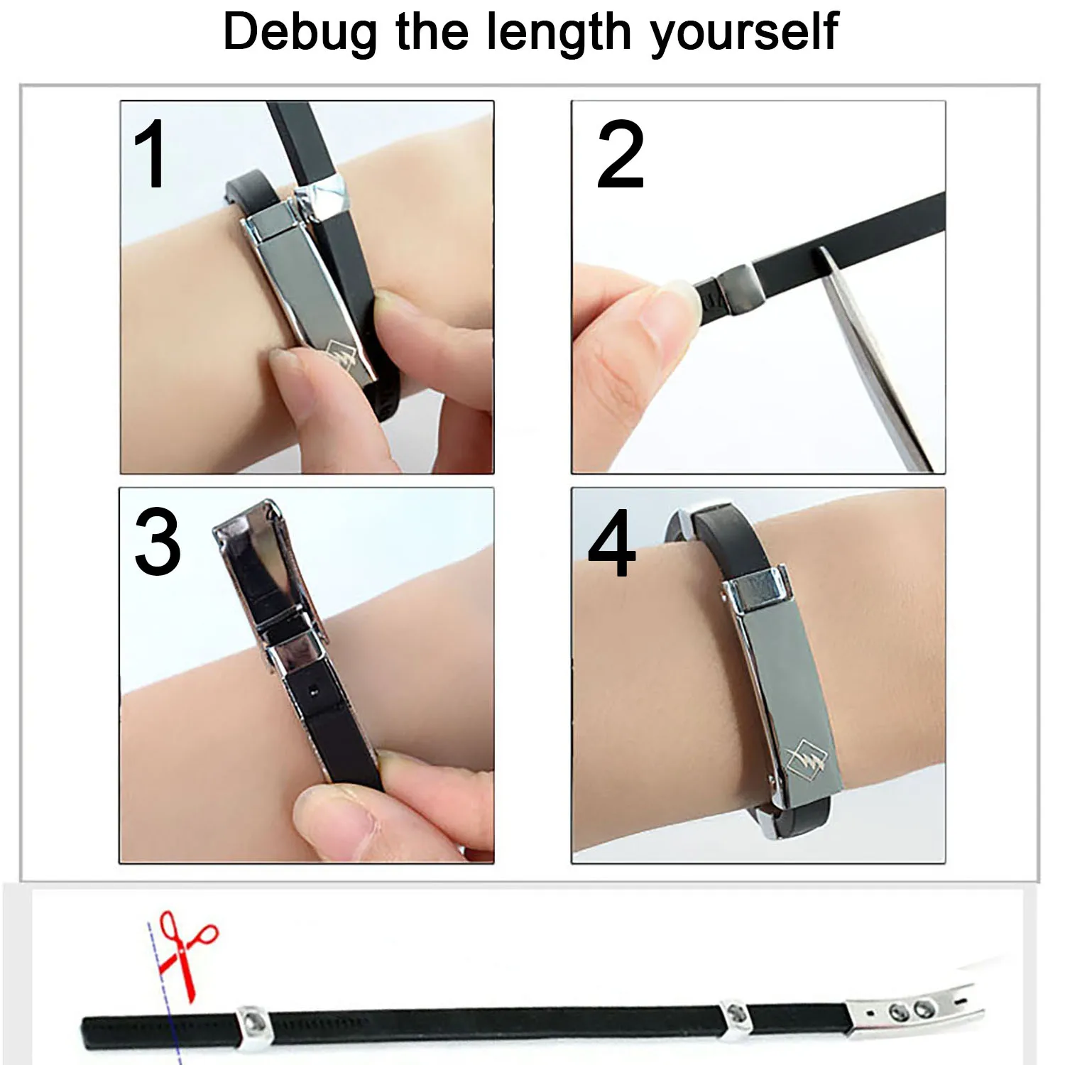 Многофункциональный магнитный браслет с отрицательными ионами для спорта из силикона на запястье для баскетболистов, мужчин и женщин, регулируемый браслет для взрослых.