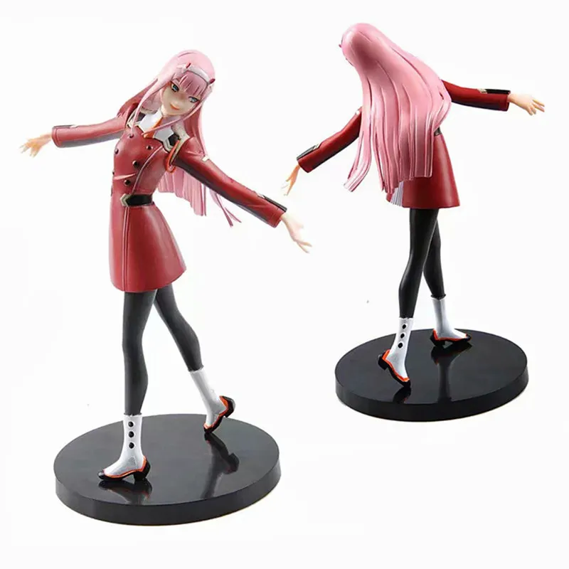 

21CM Action Figure Anime DARLING in the FRANXX Zero Two 02 Anime Model Decorations PVC Toy Gift Kids Ornament Doll Gift Toy