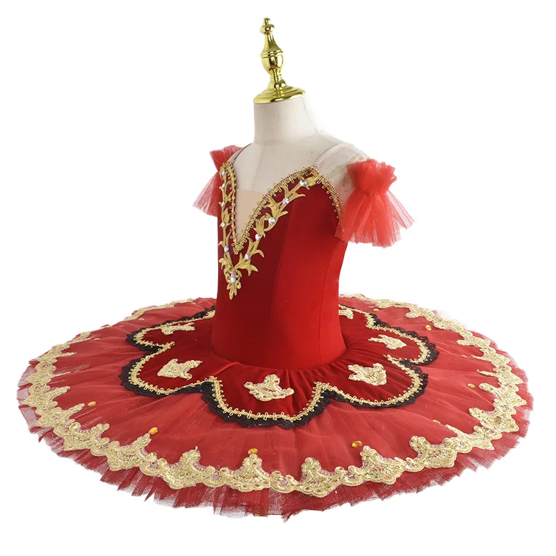 Женская Черная профессиональная балетная юбка-пачка для детей и взрослых