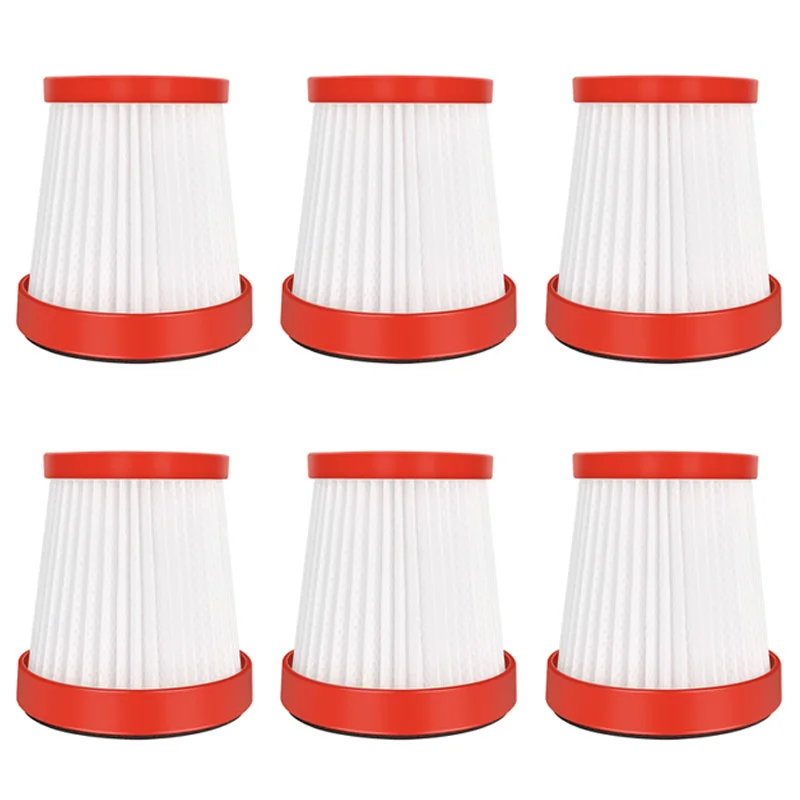 

Top Deals Replacement Spare Parets Hepa Filter For Xiaomi Deerma VC01 Handheld Vacuum HEPA Filter Dust Cleaner Accessories 6Pcs