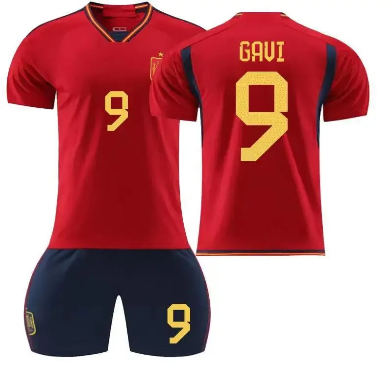 

Kids Football Sweaters Boys And Girl #9 Gavi Mess_i Football Jersey For Kids Football Youth Girl Size Sweaters Shirt
