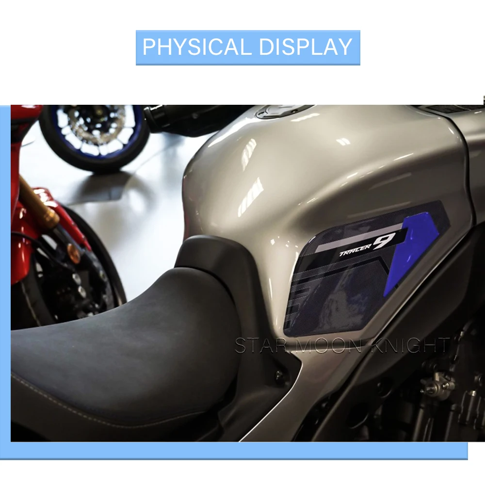Для Yamaha Tracer9 GT TRACER 9 2021-наклейка на топливный бак из углеродного волокна с