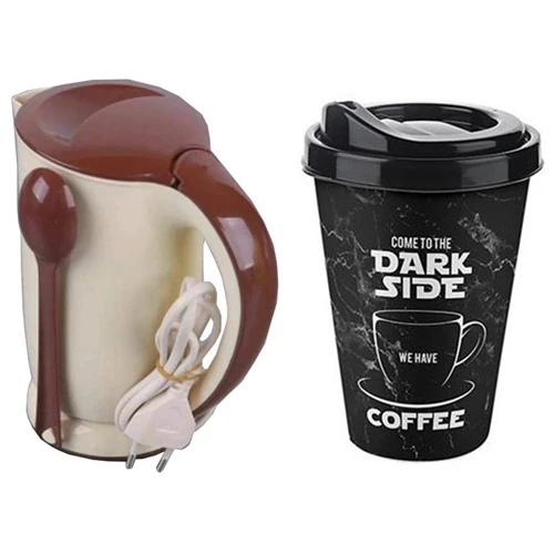 

HomeCare 220 Volt Plastic Kettle Mug Cup Set 712643