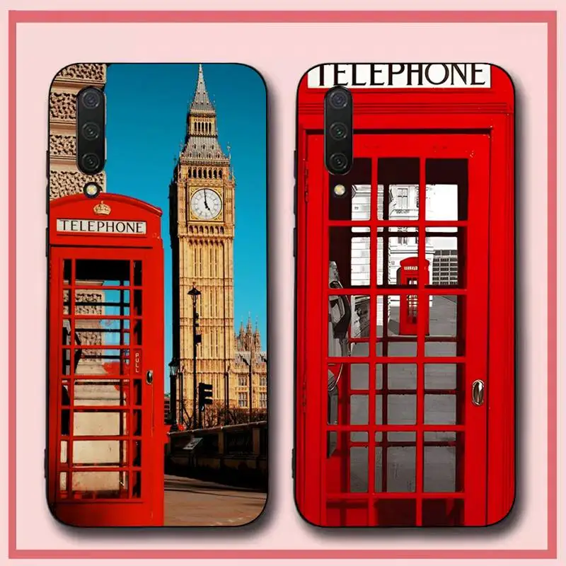 

England Telephone Big Ben Phone Case for Xiaomi mi 5 6 8 9 10 lite pro SE Mix 2s 3 F1 Max2 3