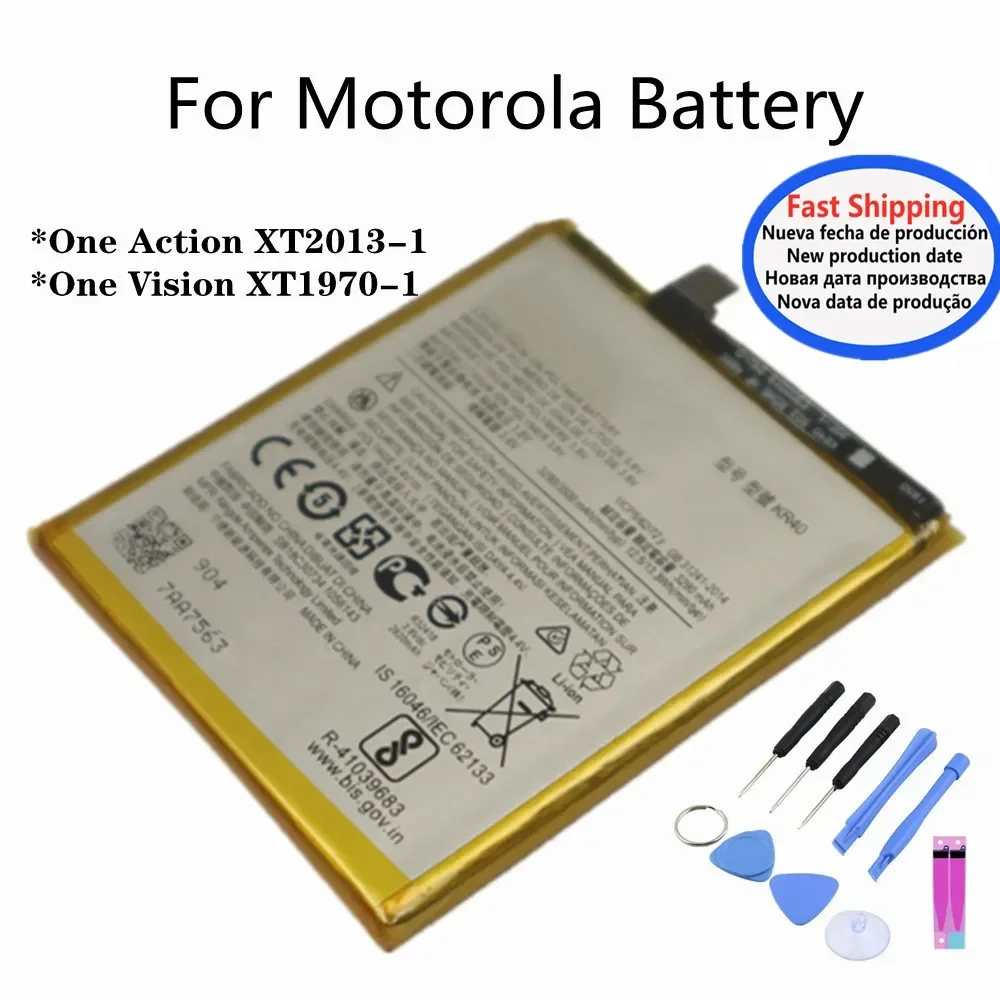 Новый аккумулятор KR40 для Motorola Moto One Action XT2013-1 / Vision XT1970-1 3500mAh телефона в наличии +