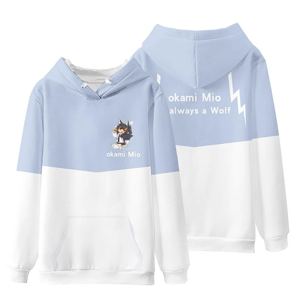 

Ookami Mio Hoodie Anime Sweatshirt Simple Clothing Cosplay Hoody Unique Sweatshirts New Casual Pullover Fashion Kids Kawaii Tops