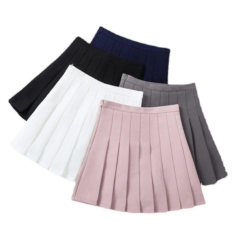 

New Spring Autumn 3-15 Years Girls Elastic Waist Pleated Skirt Japanese School Plaid Skirt Uniform Student Girl Skirts CA548