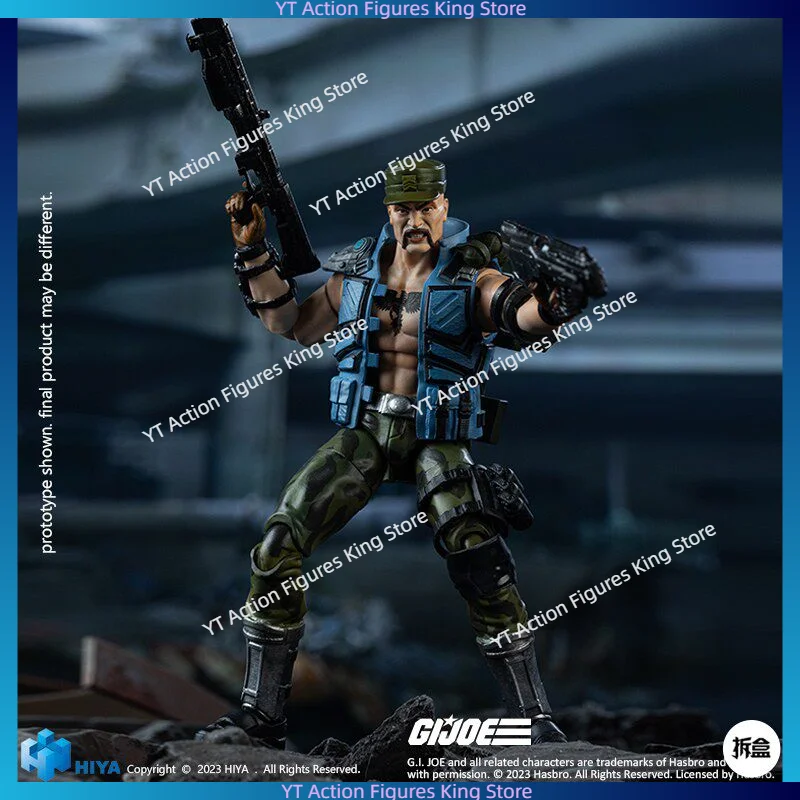 Фото В наличии: Коллекционная подвижная фигурка HIYA 1/18 Спецназ GIJOE Tiger Power Fire Stone, подарок для коллекционеров №3