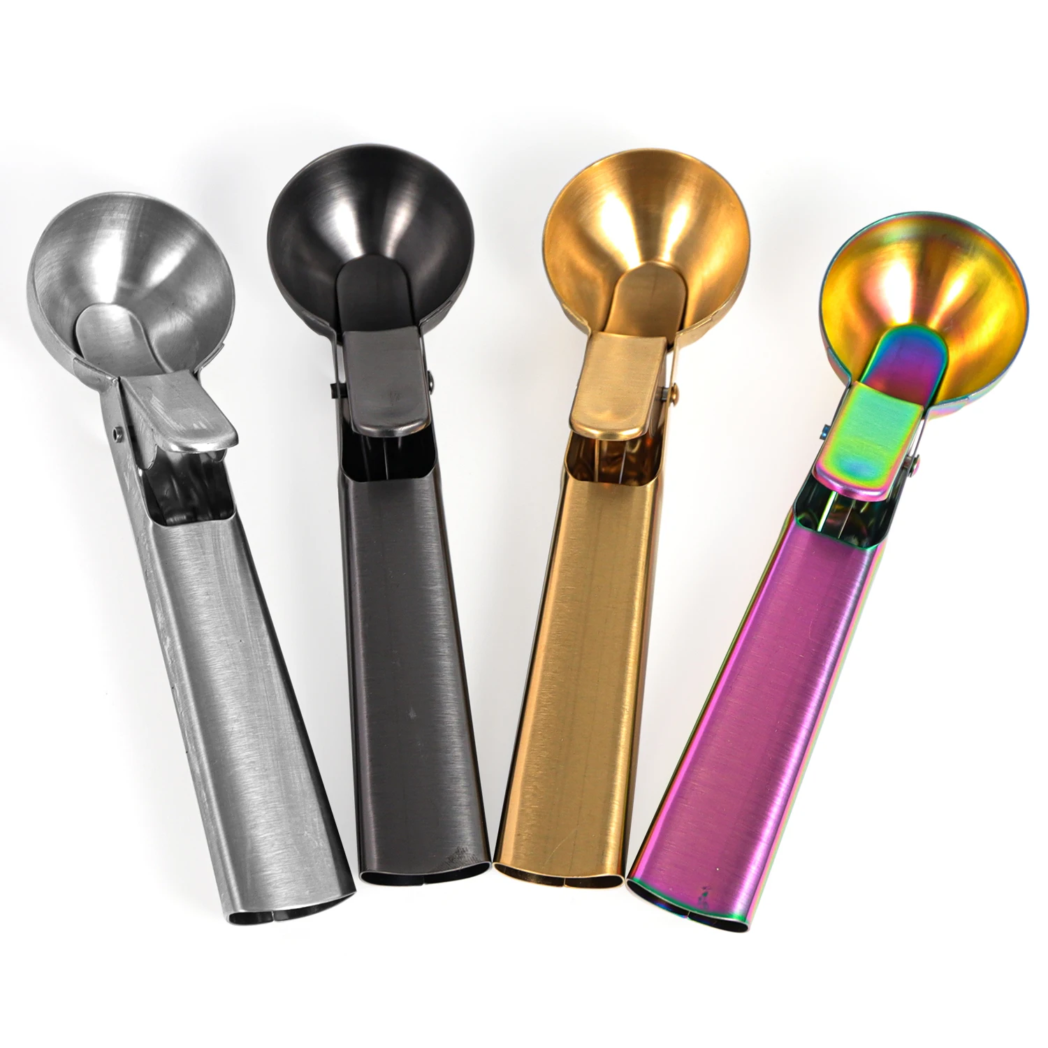 

New Commercial Household Ice Cream Spoon Elastic Ice Cream Spoon Ball Digging Device Fruit Spoon Multifunctional Ice Cream Spoon