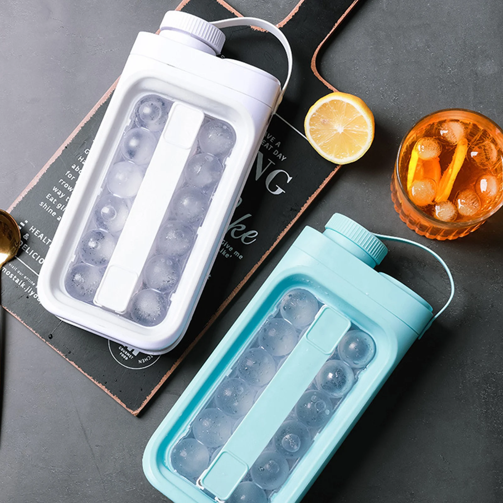 

Форма для льда, форма для чайника, форма для льда, портативная форма для льда, гибкие лотки для льда с ручкой, коктейли, охлажденные напитки, в...