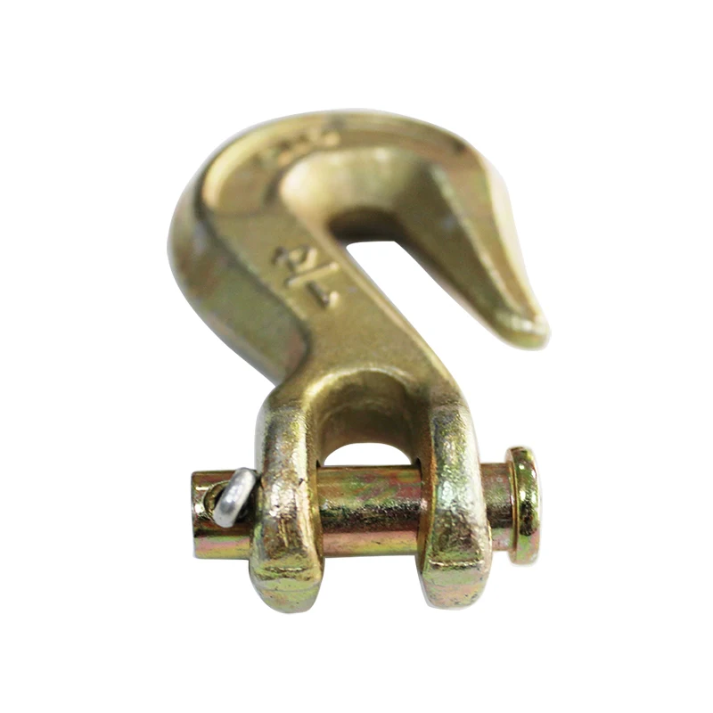 

Clevis Grab Hook Tow Chain End 1/4" f Flatbed Trailer Tie Down Hauling Rig
