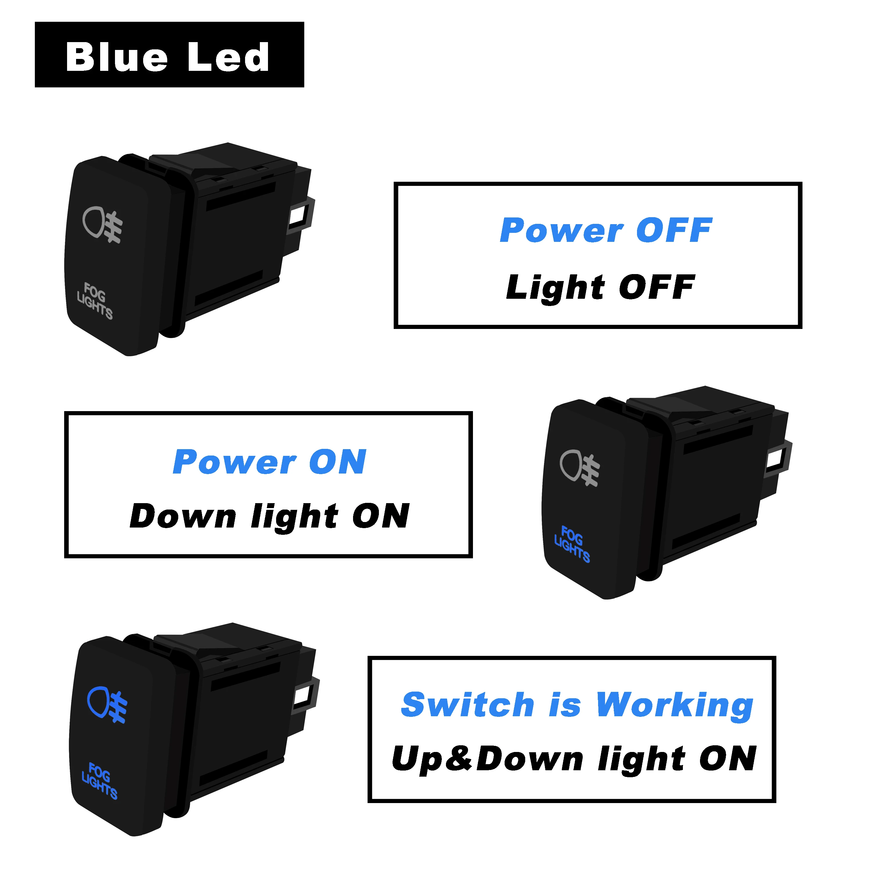 Кнопочный выключатель для Ford Ranger PX PK Mazda светодиодная подсветка включения и