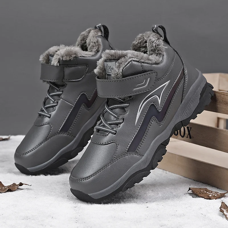 

Fashion Anti-skid Botas Plush Warm Ankle Shoes Hard-Wearing Winter Casual Boots De Hombre Outdoor S13120-S13142 C1