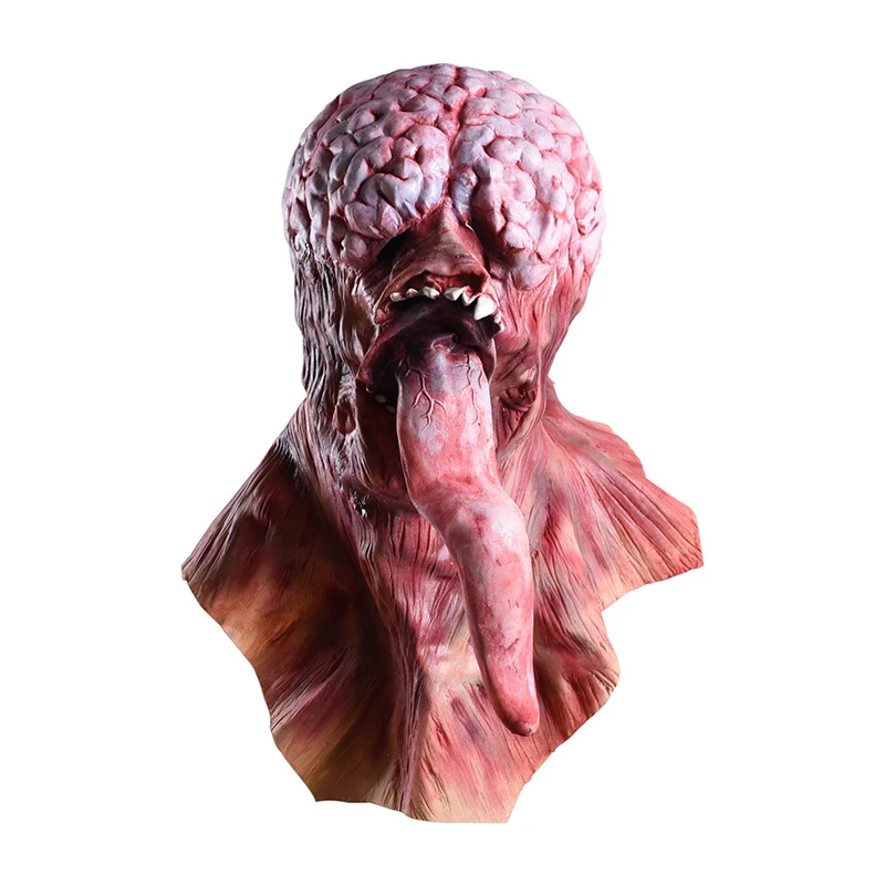 

Хэллоуин маска с длинным языком страшная латексная маска ведьмы праздничный костюм для вечевечерние НКИ косплей реквизит