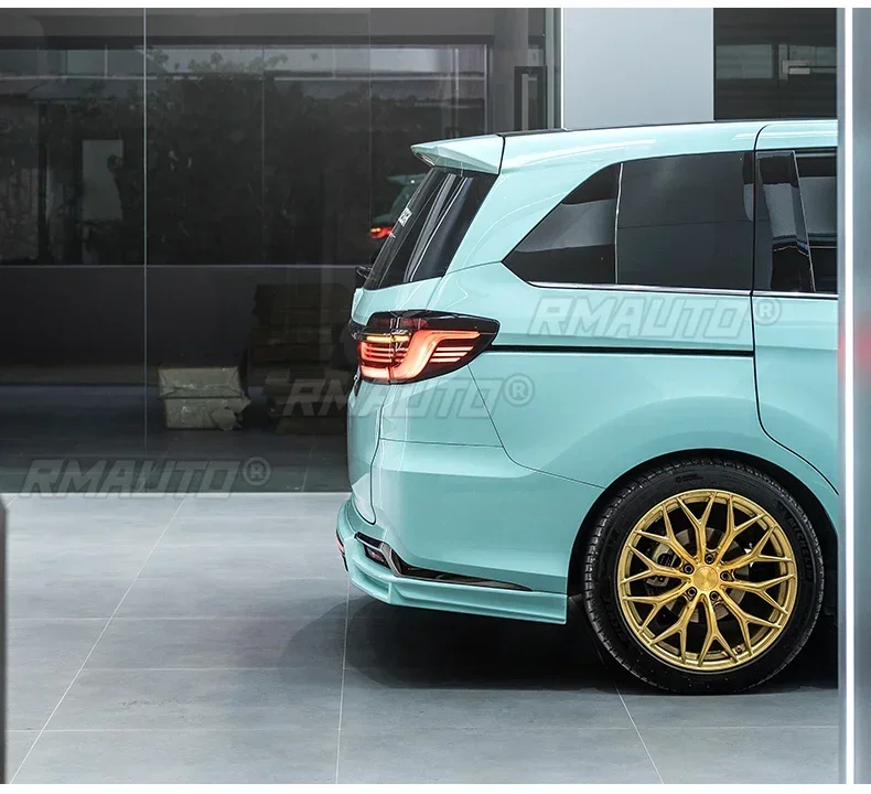 Для Odyssey Body Kit спойлер заднего бампера глянцевый черный стиль YOFER диффузор для Honda