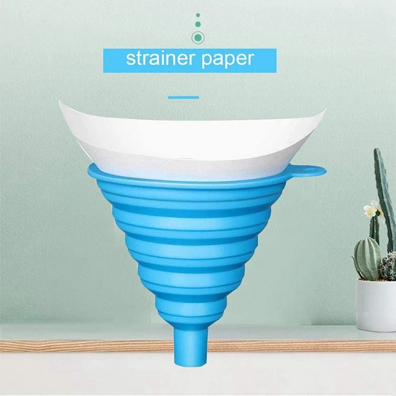 Promotion! 150Pcs Paint Filter Paper Funnel Car Spray Disposable With 1 Pcs Silicone |