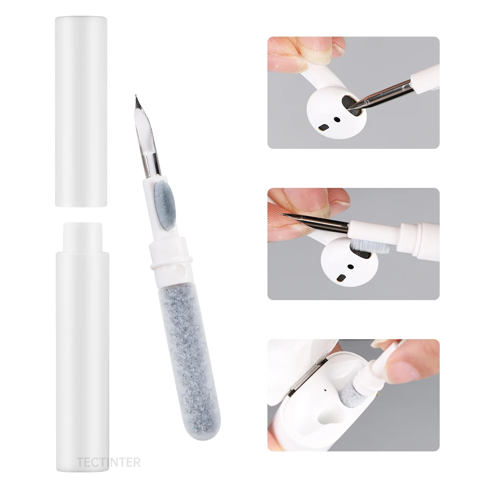 

Cleaning Pen brush Bluetooth Earphones Case Cleaning Tools for Huawei Samsung MI Cleaner Kit for Airpods Pro 1 2 earbuds