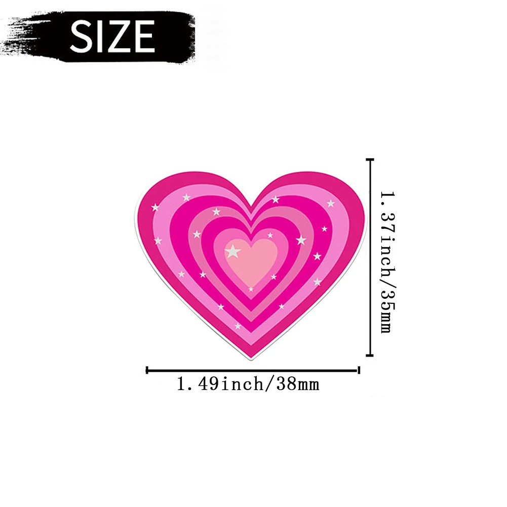 

6PCS Heart Car Air Freshener Vent Clips For Women Cute Car Vent Clips Decoratio Girl Pink Decorative Stickers