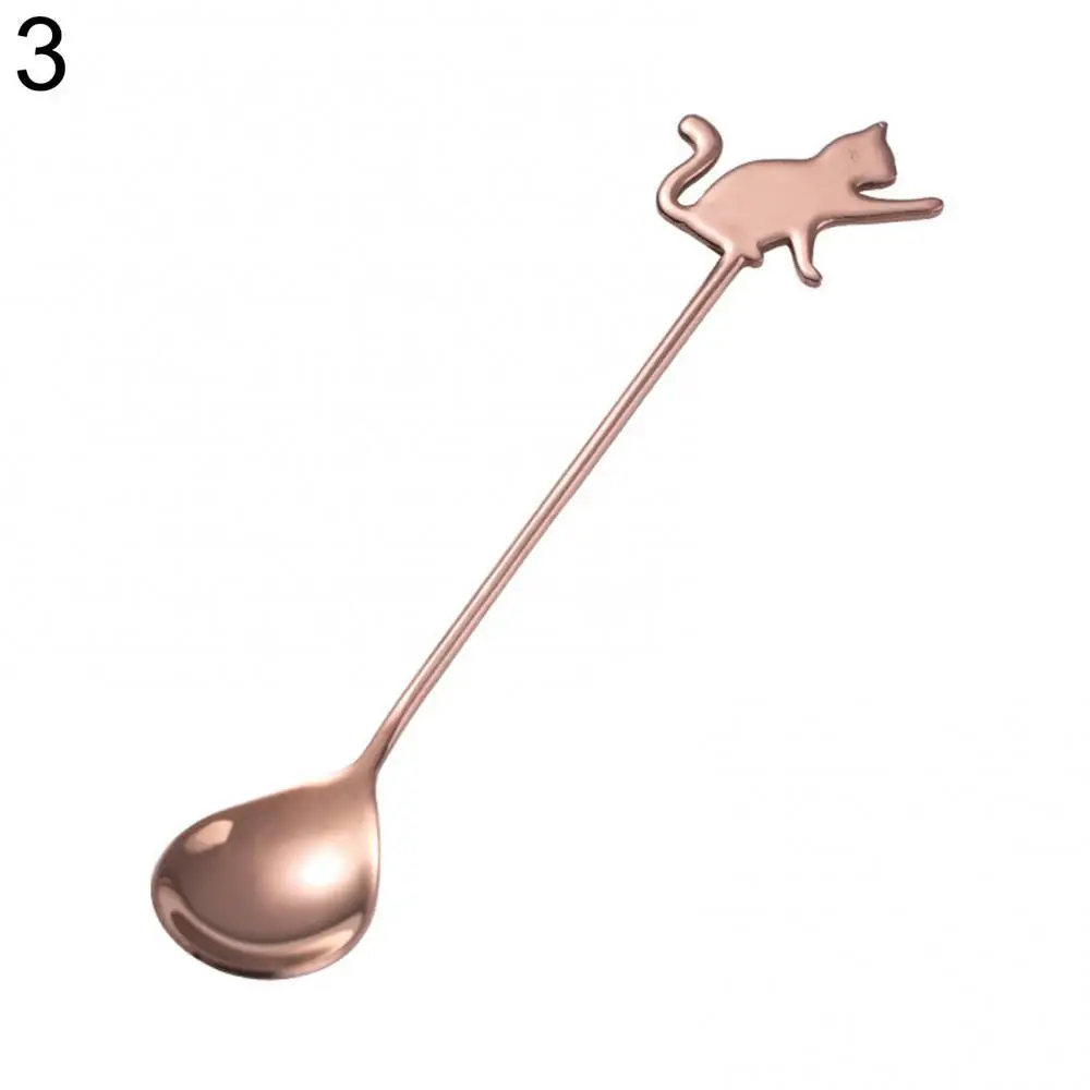 

Japanese Cat Fish Spoon Coffee Stirring Spoon Cute Dessert Stainless Steel Milk Spoon Home Kitchen Coffee Accessories