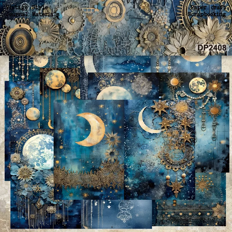 Бумага для коллажа 8 листов A5