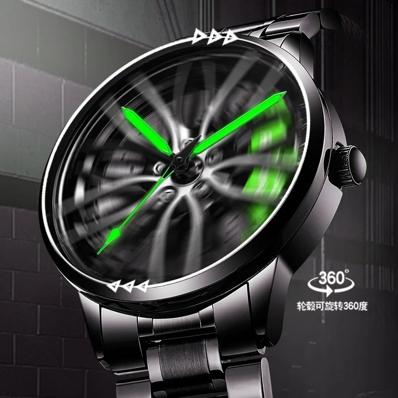 

Swiss luxyry brand SVJ wheel hub hollow forged AMG 488 hydraulic male quartz watch