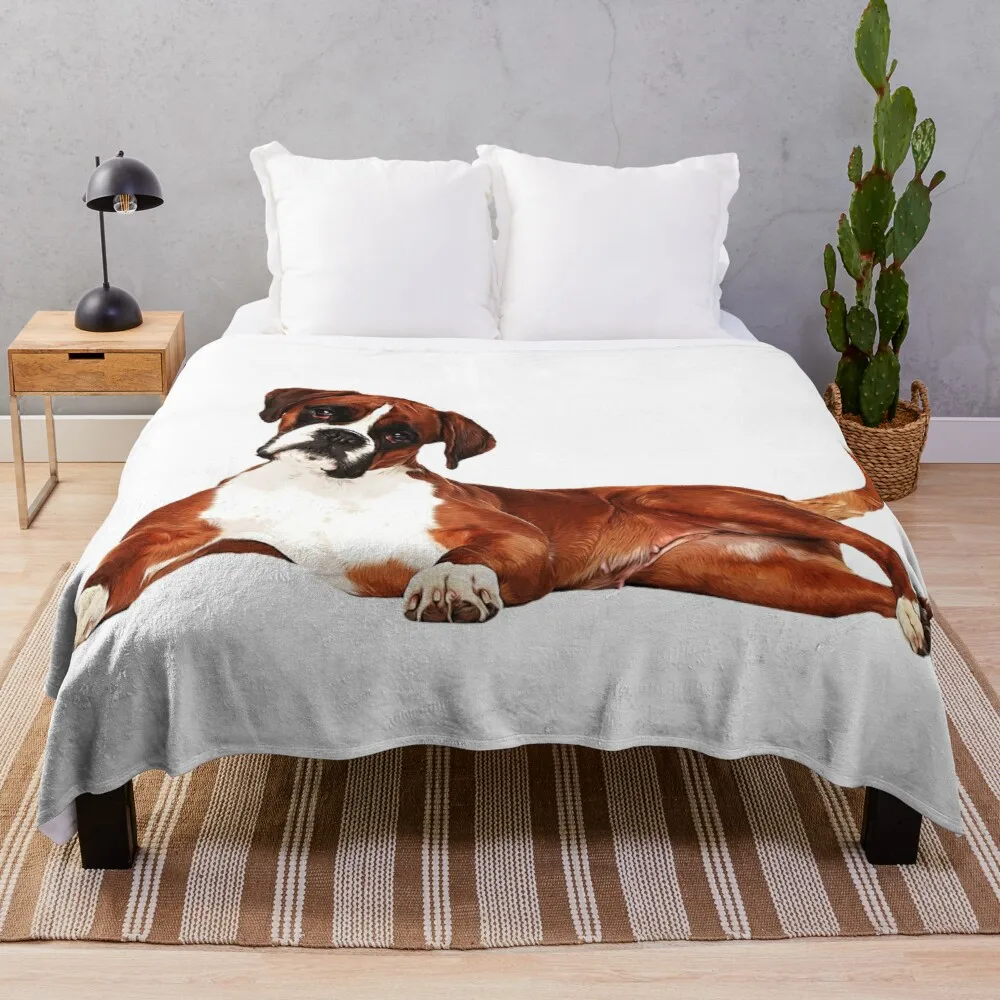 

Adorable Boxer Dog Throw Blanket throw and blanket extra large blanket