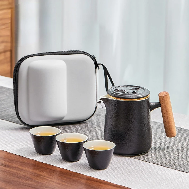 

Ceramics Vintage Kung Fu Premium Tea Pot Set Tea Ceremony Traditional Pottery Dzbanek Do Herbaty Juego De Te Tea Service