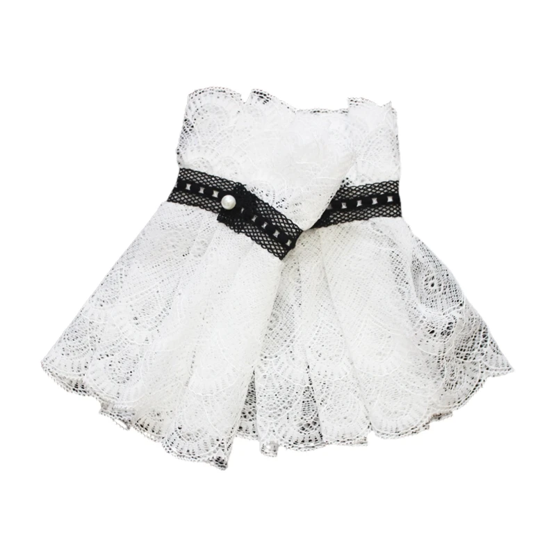 

Wrist Cuffs for Women Pleated Horn Cuff Detachable Shirt Fake Sleeve Cuffs