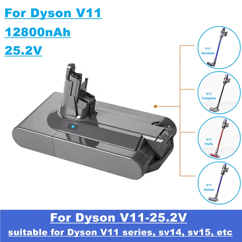 

Dyson 25,2v 6800mah / 980mah 12800mah Lithium Ion V11 Absolute V11 fluffy V11 animal V11 alternative Battery
