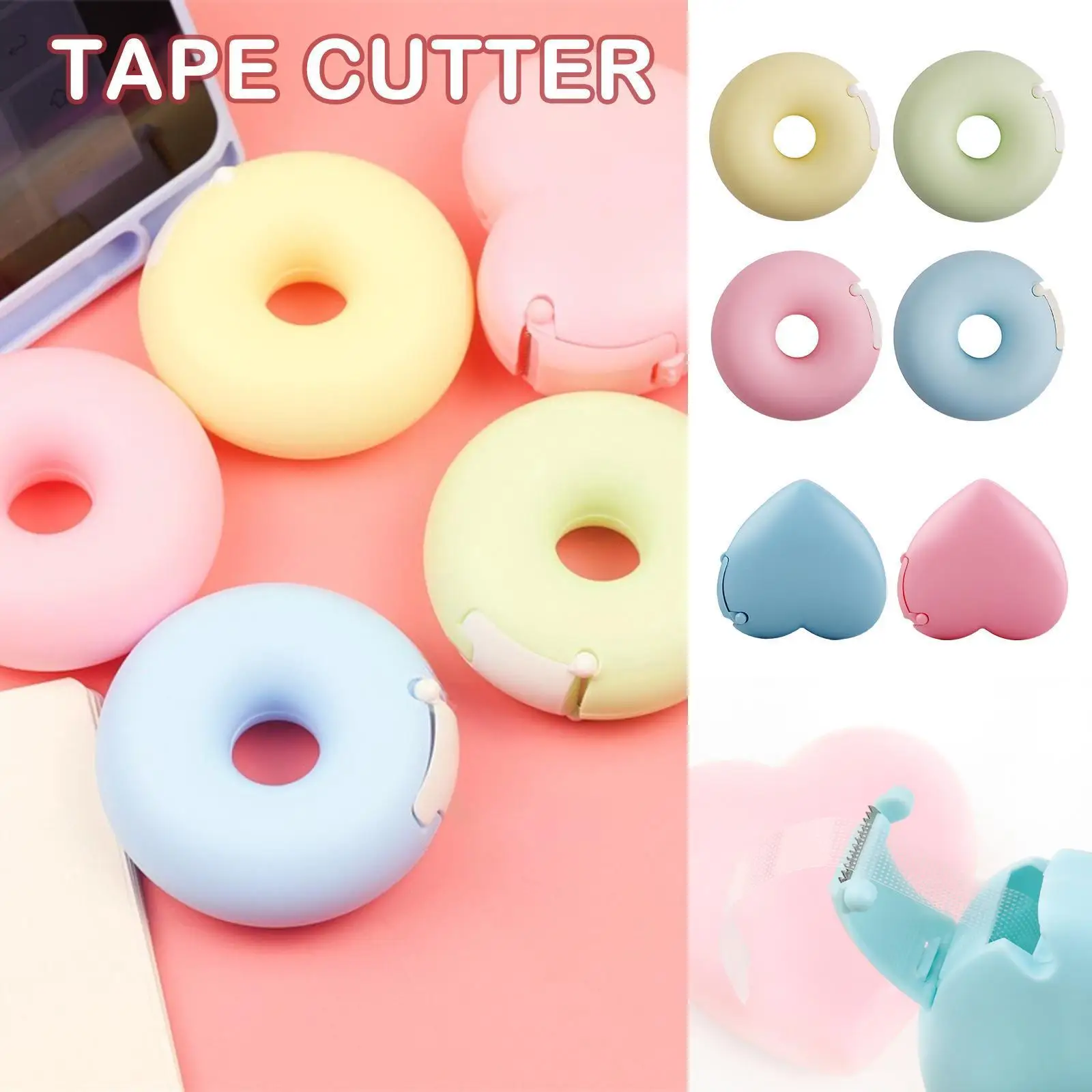 

NEW Eyelash Extension Tapes Cutter Plastic Grafting Extension Tape Makeup Shape Lash Supplies Holder Tools Donut Dispenser E0J1