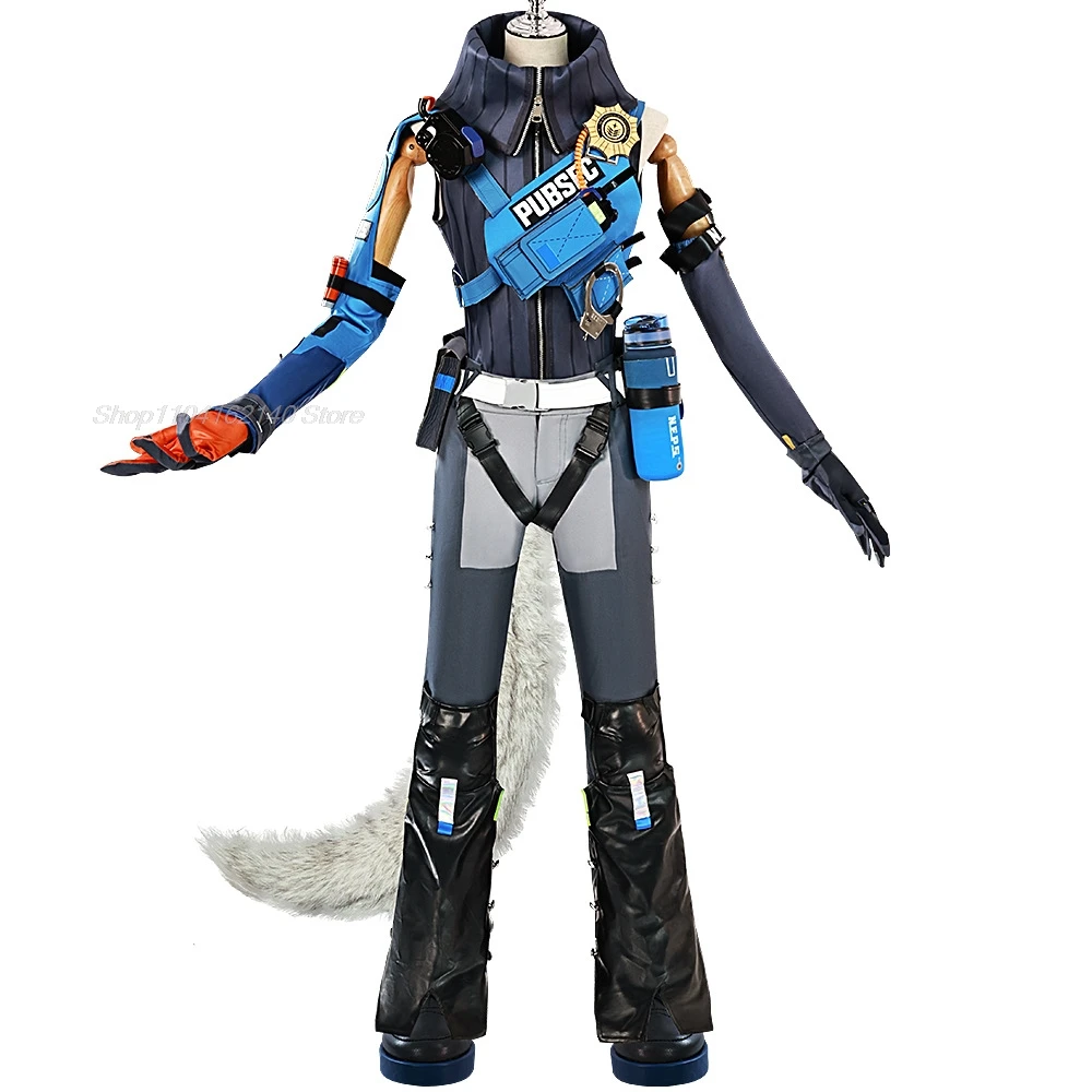 Аниме игра Zenless Zone Zero Seth Lowell косплей костюм криминальное исследование команда