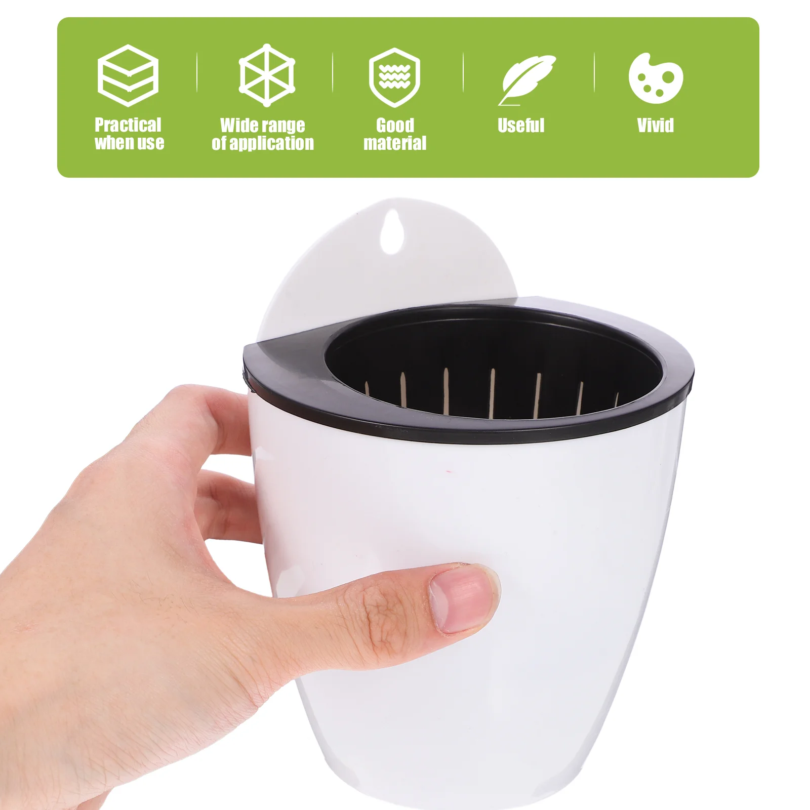 7 шт. настенный самополивающийся цветочный горшок пластиковый ленивый подвесной