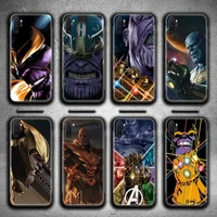 marvel superhero thanos phone case for samsung galaxy note20 ultra 7 8 9 10 plus lite m51 m21 m31s j8 2018 prime
