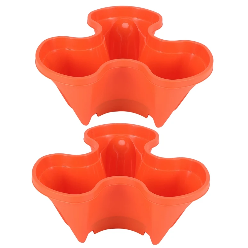 

Stackable Three Pedal Pot Basket Container, Maroon Qty: 2Pcs