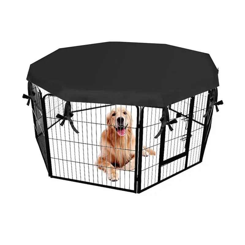 

2022JMT Pet Outdoor Rainproof Cage Celling Cover Large Dog Oxford Cover Sun Rain Proof Outdoor Pet Cage Playpen ONLY COVER NO CA