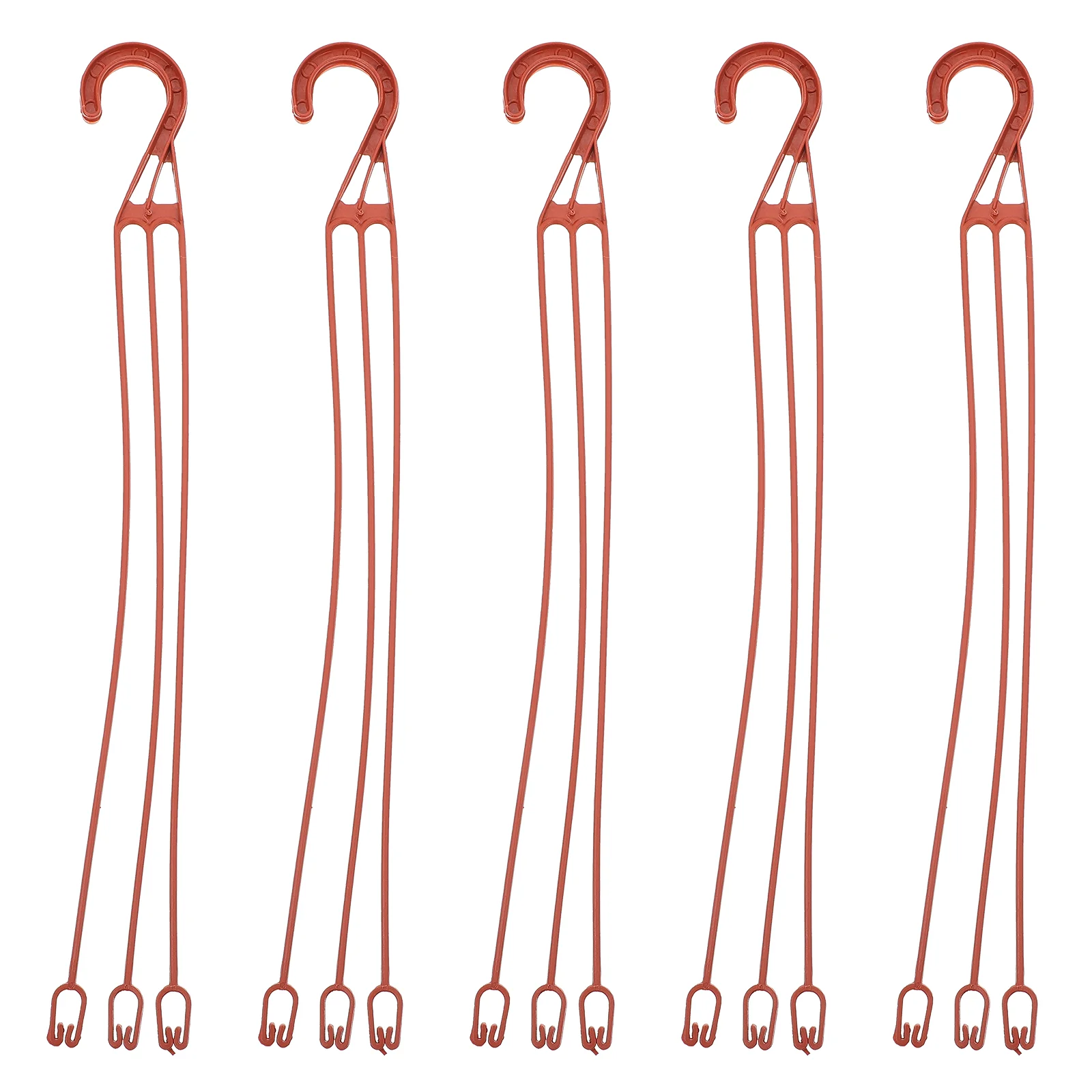 

25 Pcs Flower Pot Hook Plastic Hanging Hooks Pots Outdoor Plants Flowerpot Support Tools Hangers Holders Gardening Baskets