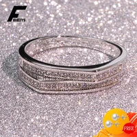 fashion charm ring for women 925 silver jewelry with zircon gemstones luxury finger rings wedding engagement party accessories