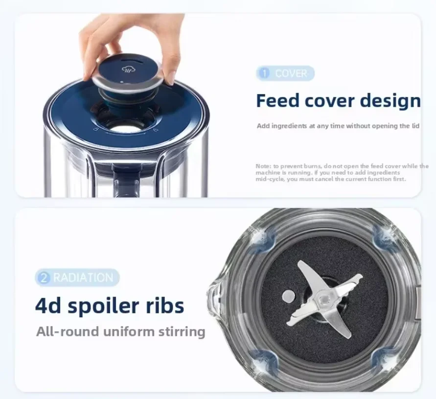 Фото Бесшумный многофункциональный блендер Morphy Richards 220В: аппарат для приготовления соевого молока, соковыжималка, миксер для детского питания, бытовой прибор LYH №1