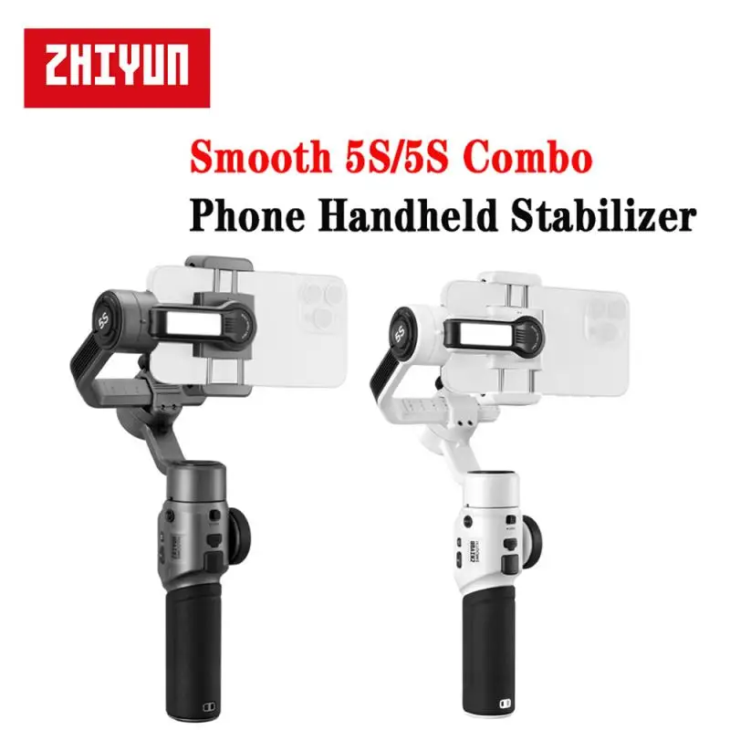 

ZHIYUN Smooth 5S combo Anti shake stabilizer 3-Axis 360 rotation With lights Phone Handheld Stabilizer for All Smartphones