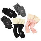 Детские леггинсы для девочек, детские штаны, хлопковые бархатные теплые леггинсы с эластичным поясом, брюки для девочек, осенне-зимняя одежда