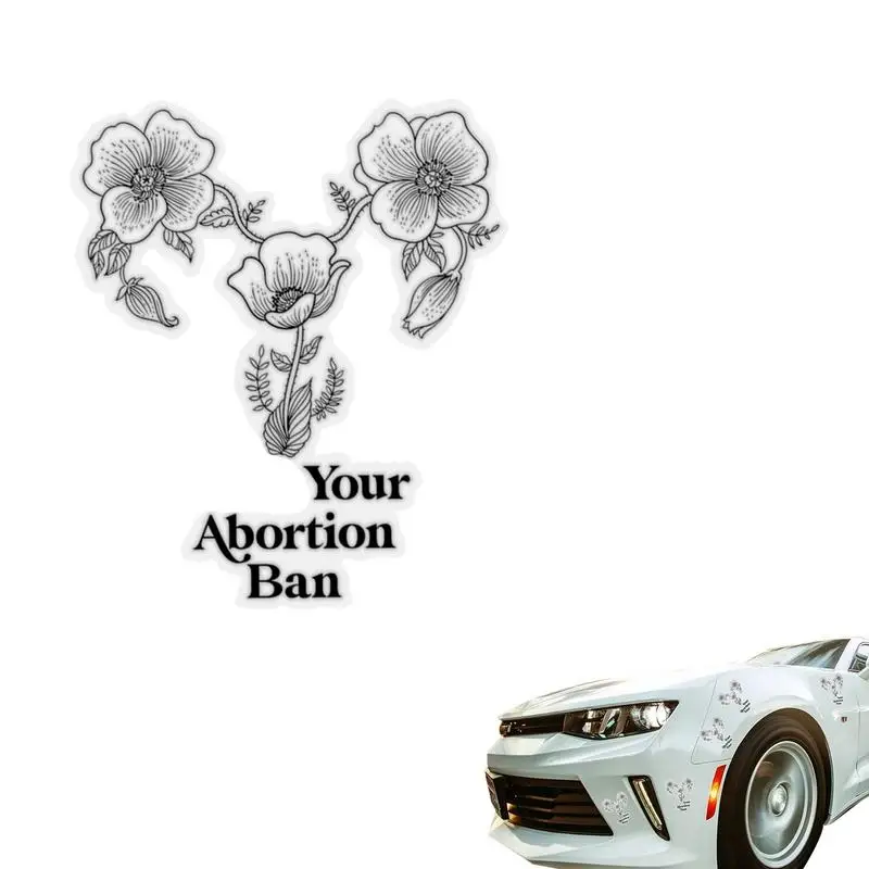 

1pcs/5pcs PalaceStickers My Body My Choice Bumper Sticker Your Abortion Ban Sticker Women's Reproductive Rights Decal For